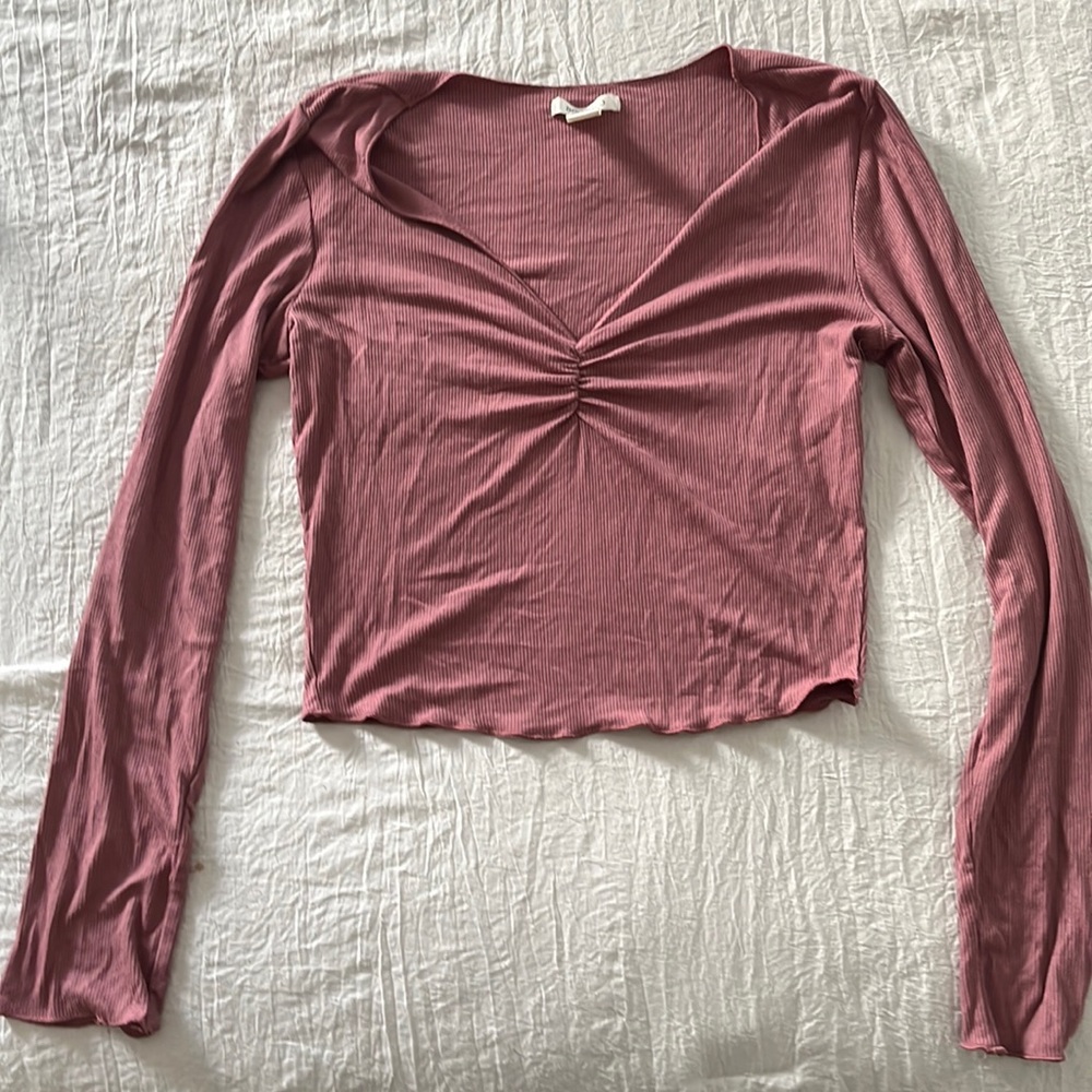 Maeve Long sleep crop top